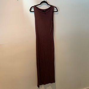Top Shop Burgundy Cotton Bodycon Dress Size 4